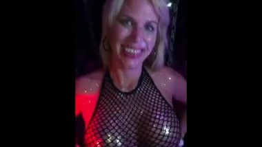 Blowjob and facial at party