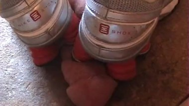 Scarlett and her Nike Shox
