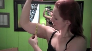 Gina Measures Biceps