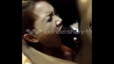 Asian Cam Model Gets Worked By A Big Black Cock